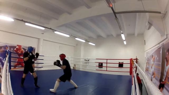 Кикбоксинг спаринг