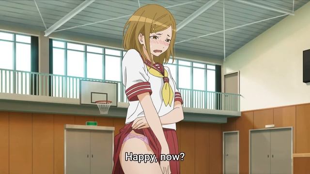 Degoza De Tanondemita : Ohsaka Akari So Cute With Pink Flowers Panties