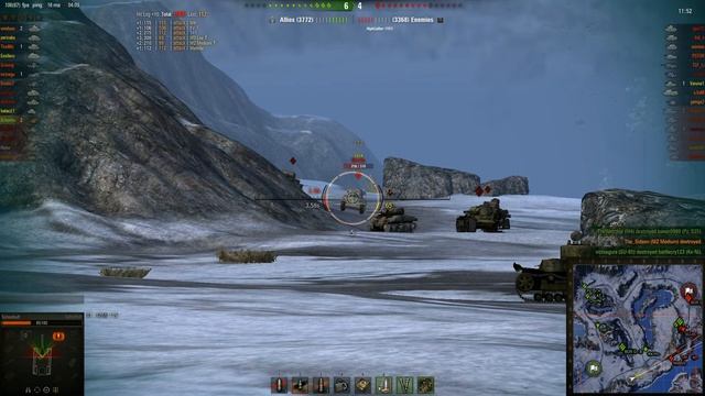 Ace 131 FCM 36 Pak 40 - 3 Kills, 354/1693 Dmg, High Caliber, Sharpshooter, Ace