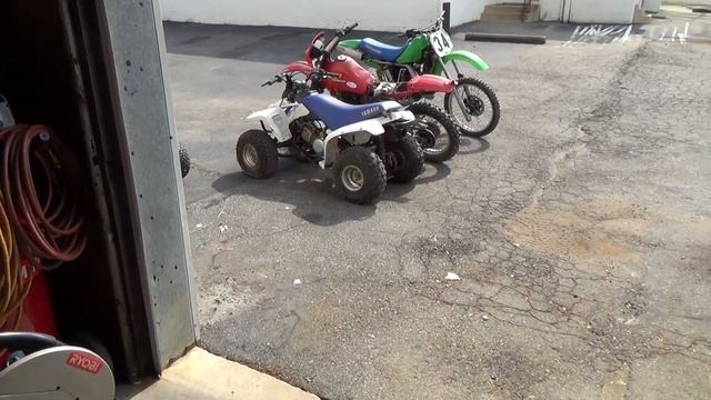 Yamaha Raptor 80, Grizzly 80, And Badger 80 - On Deck