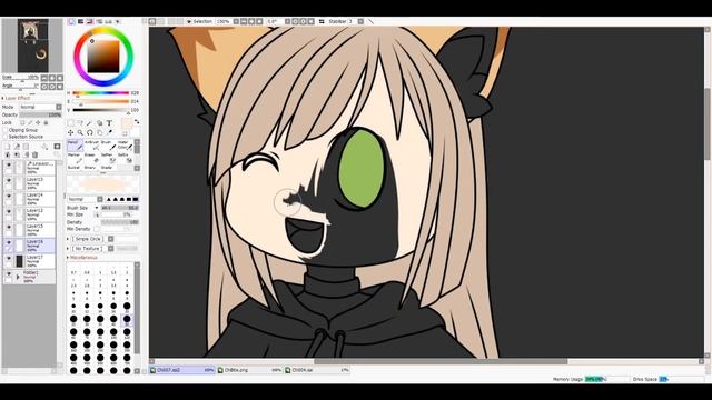 Zeichnen Im Zeitraffer #1 (Paint Tool SAI)