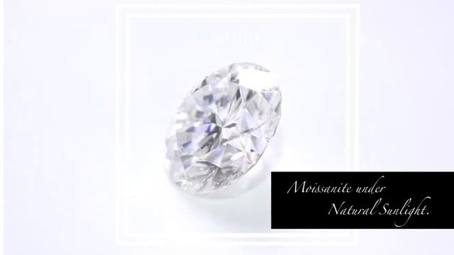 Moissanite Under Natural Sunlight