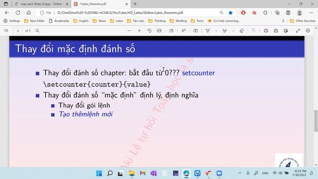 Latex Kiểu Mì ăn Liền: đánh Số Tự động, đánh Số Có Chủ đích
