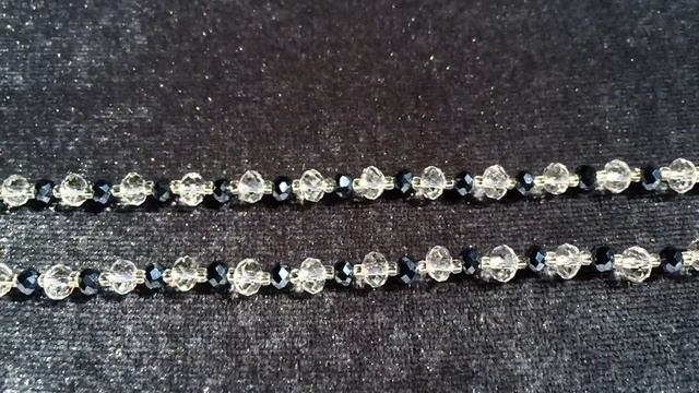 АКСЕССУАР ДЛЯ ОЧКОВ КУЛЬТИВИРОВАННЫЙ ЖЕМЧУГ И ХРУСТАЛЬ 2