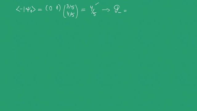 Bra-ket Notation - Probabilities Via Matrix Notation (Part 4)