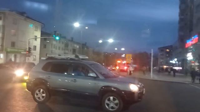 Поездка на автобусе МАЗ 103.465|14 маршрут|015 YV 01|город Астана