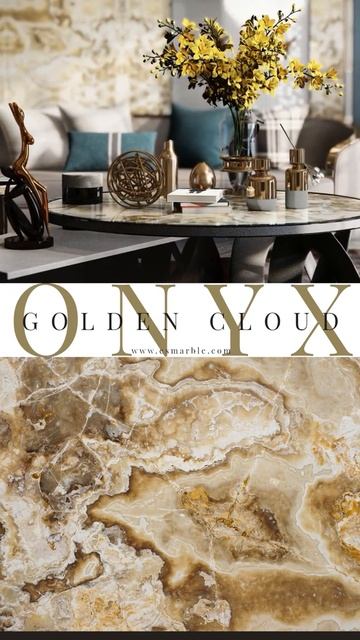 Golden Cloud Onyx