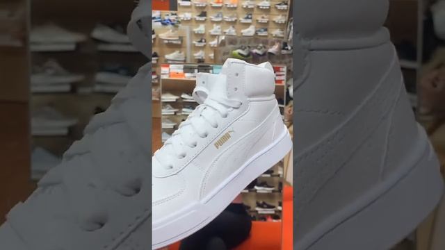 Novedades Bota Puma Hombre Blanca Piel Caven. Comprar Puma Bota En Valencia Blancas.