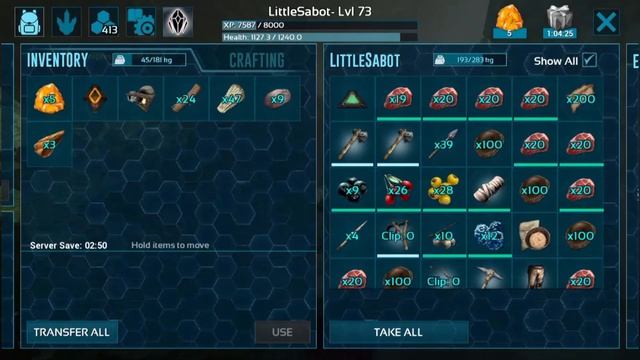 ARK: Mobile | Closed Beta | Let's Play! Ep: 13.5 Training The Saber & Obsidian Run!