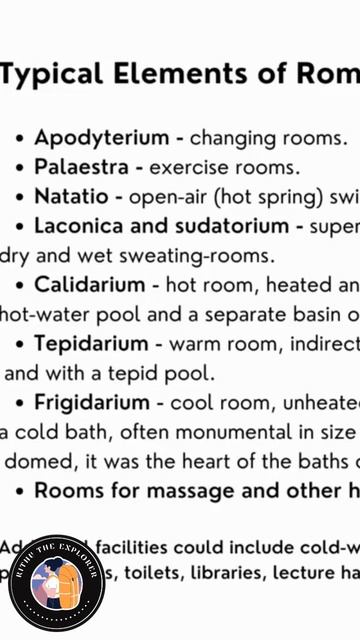 Roman Baths: Ancient Leisure Centers  - York, UK