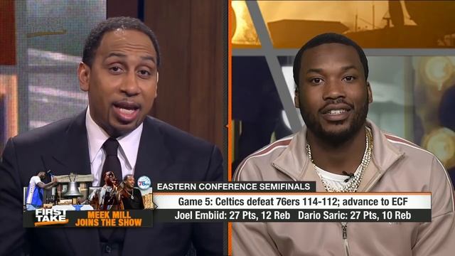 Meek Mill Thinks LeBron James And 76ers Would Take Over NBA | First Take | ESPN