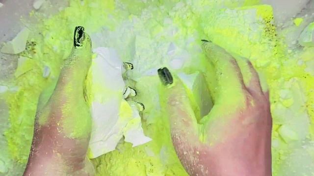 📢⚠️ Squeak Alert! Neon Powder & Cornstarch Over 6 Fresh, Soft, Nexo Gym Chalk Blocks ~ ASMR