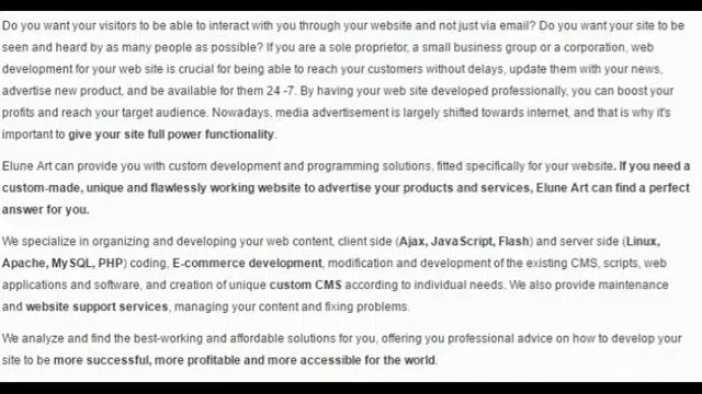 Order Web Development