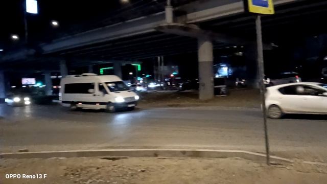 OPPO Reno 13 F - основная камера 1080p 60fps + EIS (ночь)