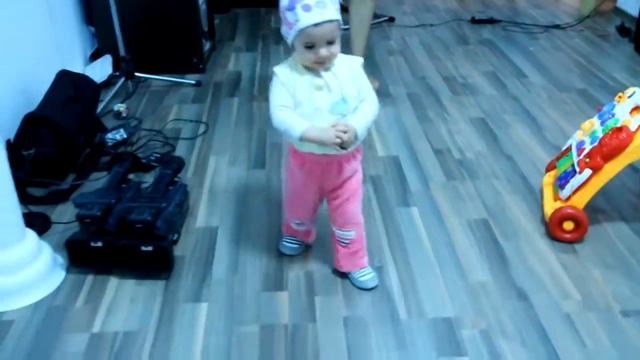 DELIA WALK AND TALK FIRST TIME