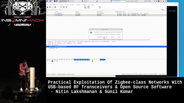 Practical Exploitation Of Zigbee Networks With RF Transceivers by Nitin Lakshmanan & Sunil Kumar