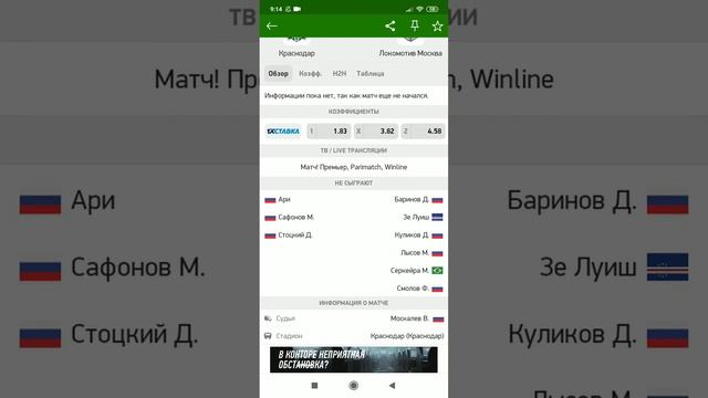 Краснодар Локомотив прогноз