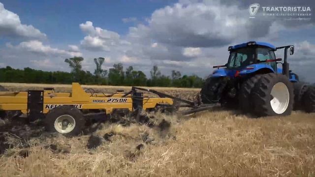 Важка дискова борона Kello-Bilt DR-275 в роботі | Тракторист
