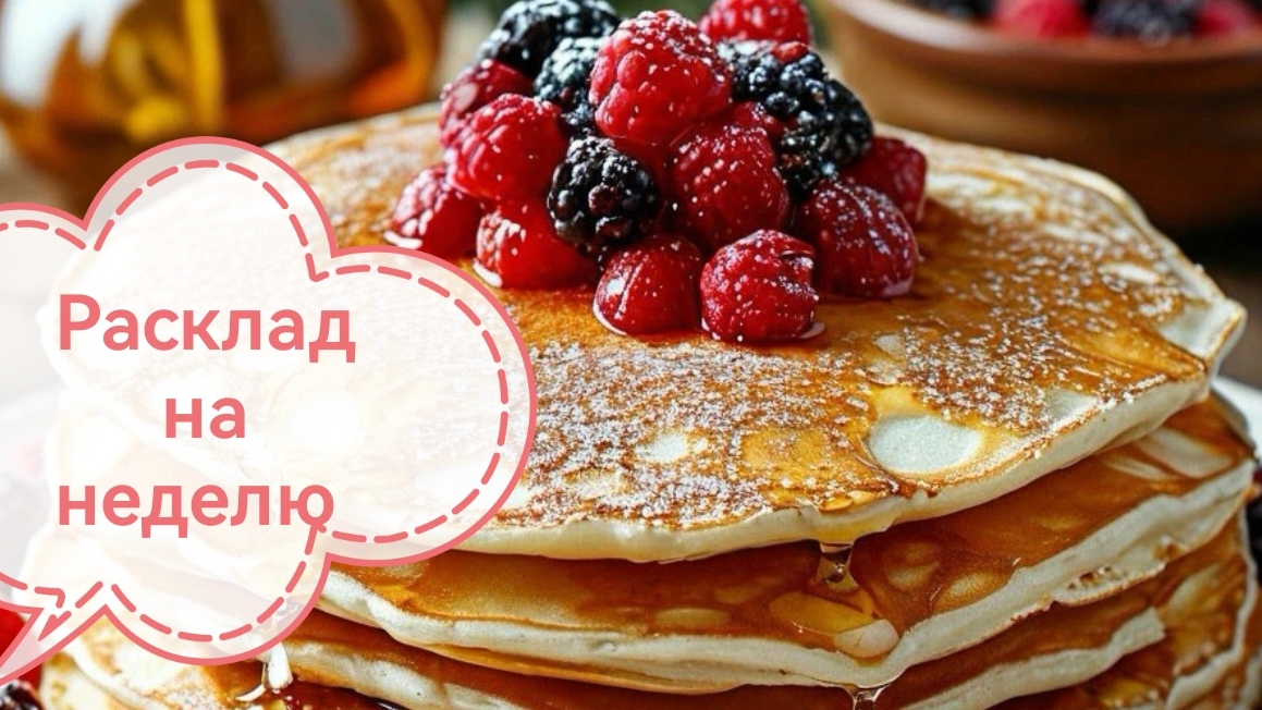 Расклад на неделю.