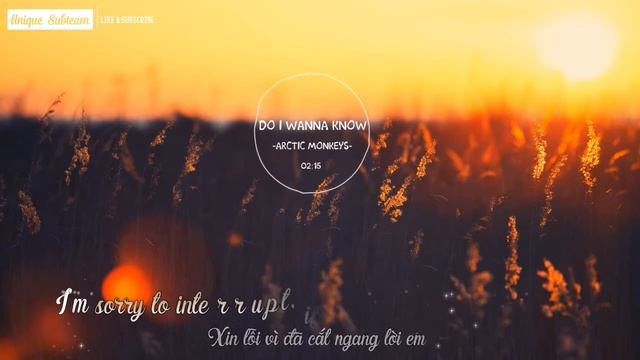 [Lyrics + Vietsub] Arctic Monkeys - Do I Wanna Know?