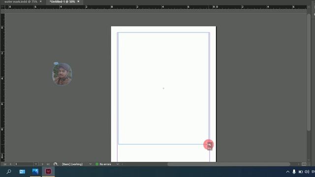How To Add Image Or Photo Watermark In Adobe InDesign In Hindi