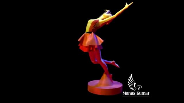 Blender Dancing Girl Model
