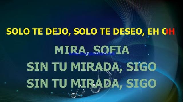 Alvaro Soler   Sofia Karaoke