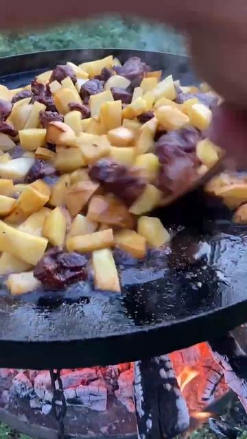 Сковорода из диска бороны