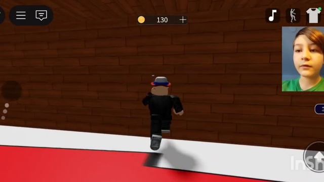 убежал от страшной головы! (или нет) #роблокс#хорор#хоррор#голова