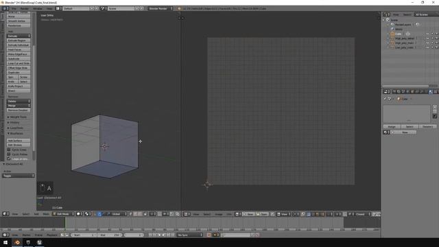 Blender To Unreal Basics 2018 - UV Unwrapping A Basic Model