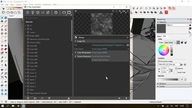 Render Sketchup Vray 5 Interior | 04 Bedroom