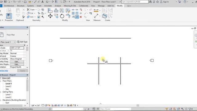 #32|Trim And Extend Command In| Revit Architecture 2018