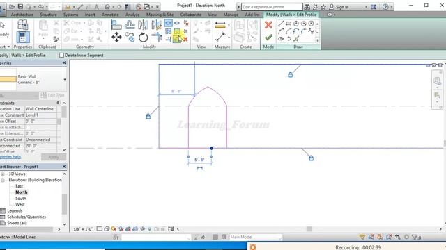 How To Make Islamic Arch Shape Openings In Walls In Revit Architecture || Revit Architecture Tips