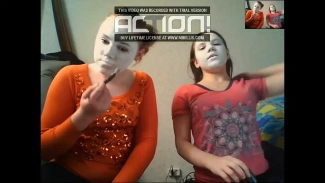 Макияж гуашью