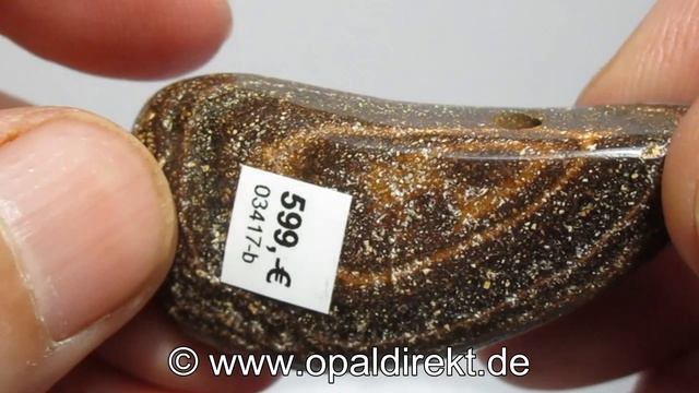 Boulderopal, Edelopal, Opal Mit Bohrung 003417 B