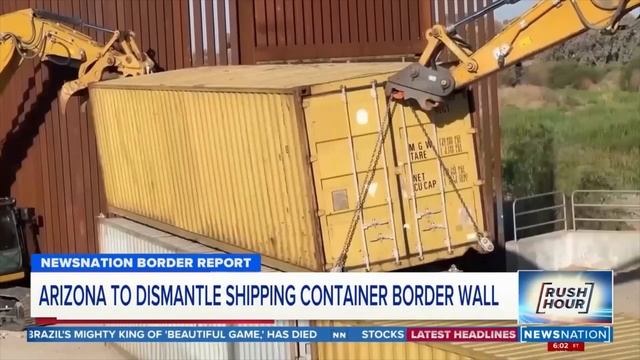 Arizona To Pay $76M To Take Down Border Shipping Container Wall