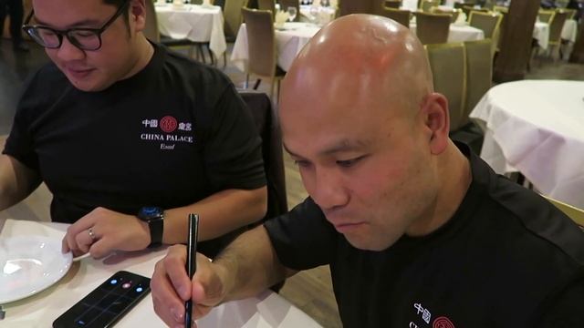 Kung Fu Master Having Dinner. Ft Master Wong!