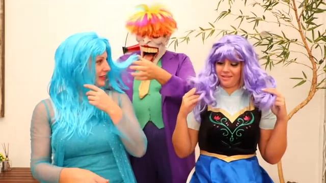 Frozen Elsa SNAKE PRANK AT SCHOOL W  Spiderman Joker Anna Family Fun Pretend Play In Real Life IRL