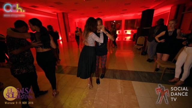 Morenasso & Carolin - Kizomba Social Dancing | El Sol Warsaw Salsa Festival 2018 (Warsaw, Poland)