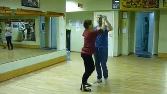 Сальса начинающие. Стас Швецов и Оля Самойлова