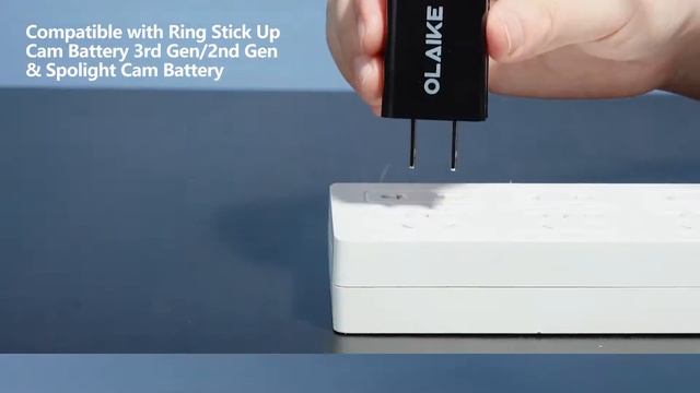 OLAIKE DC  Charger For Ring Stick Up Cam Battery Or Ring Spolight Cam Battery