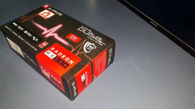 RX580 8GB SAPPHIRE PULSE - Unboxing