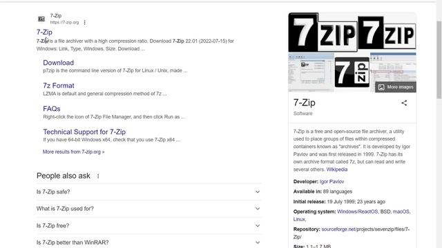 What Is 7 Zip Used For