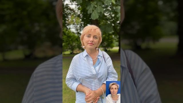 Наша прекрасная Елена и результат после операции.