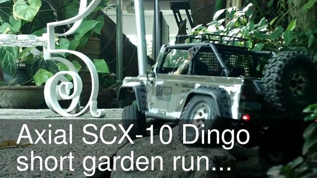 Axial SCX-10 Dingo Garden Run