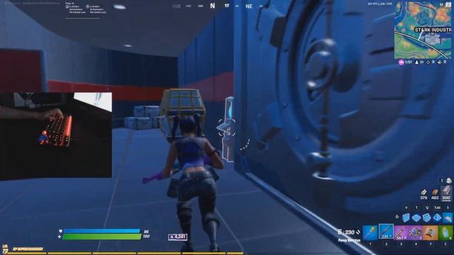 HyperX Alloy FPS Pro ASMR Fortnite🚀Arena Gameplay🚀 Keyboard Sounds 240 FPS Smooth 4K🔓