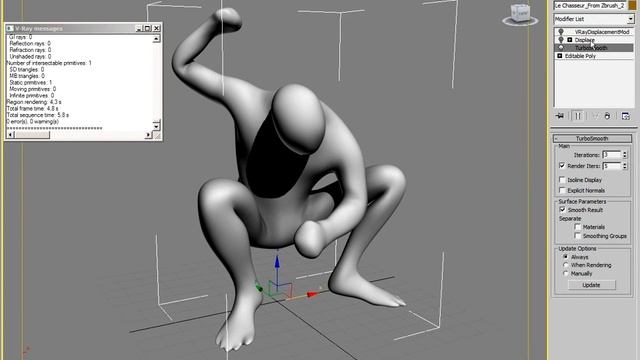 Abita - 3dsmax & Zbrush - 05 Exporting NormalMap & Its Setup In Max