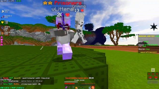 Survival Ametist PVP Montage #1 (Sanal Vs) Craftrise Survival Ametist #craftrise #survivalametist