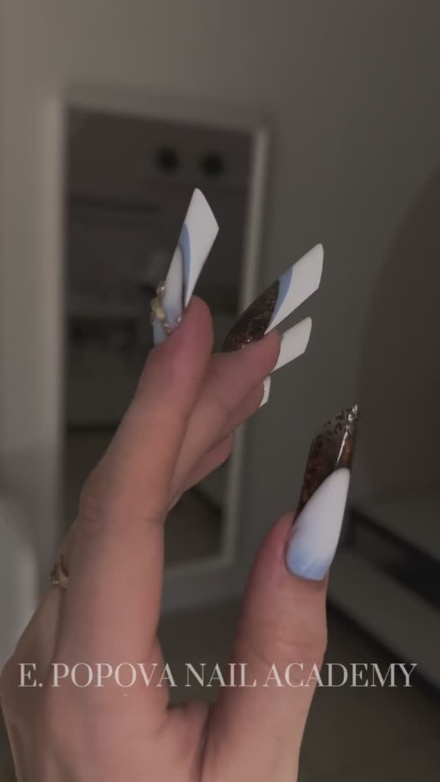 Моделирование Арт Френч от Топ мастера студии Поповой Екатерины