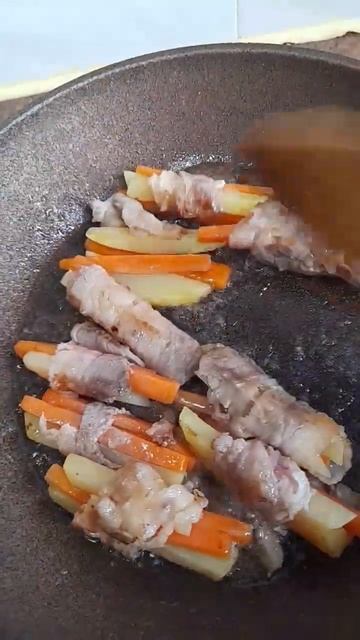 Asian Best Homemade Carrot,beef Rolled#(asmr)viral Food